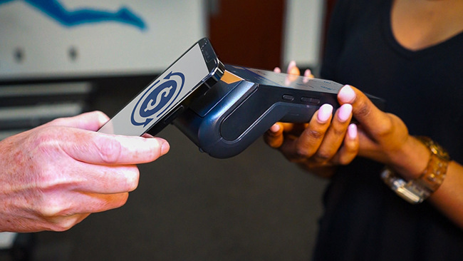 paying with mobile phone