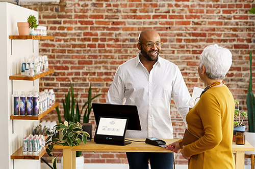 paying with credit card